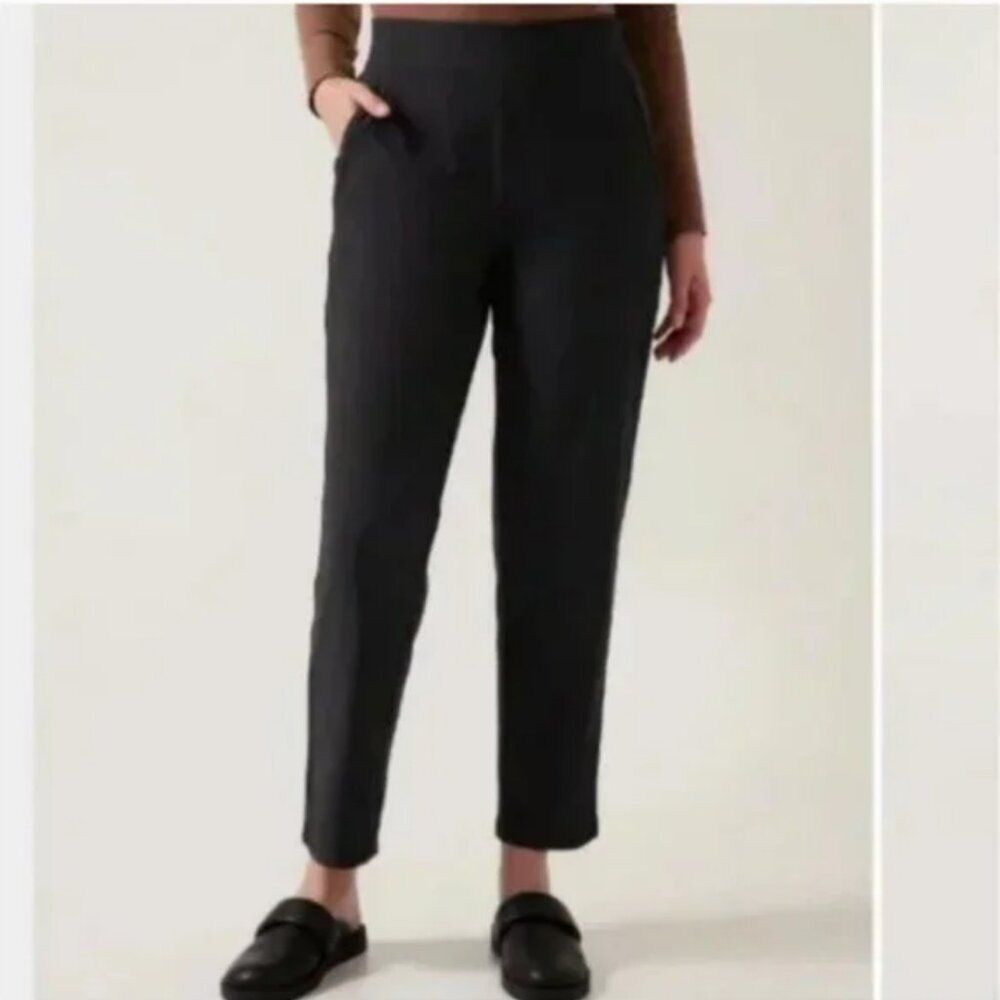 Athleta Brooklyn Black Lined Pants Size 0